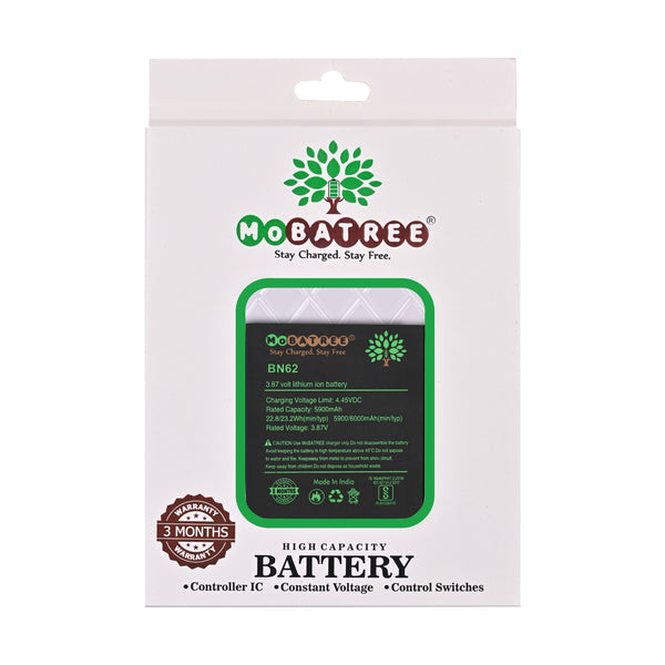 Mobatree BN62 Original Mobile Battery for Poco M3, Xiaomi Mi Redmi