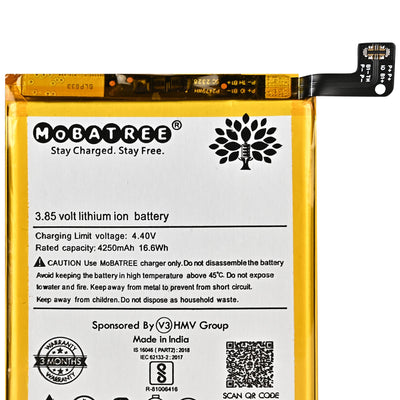 Mobatree ?BLP 833 Orignal Mobile Battery for Oppo Realme V15, X7 5G7, 4200mAh (6 months Guarantee)