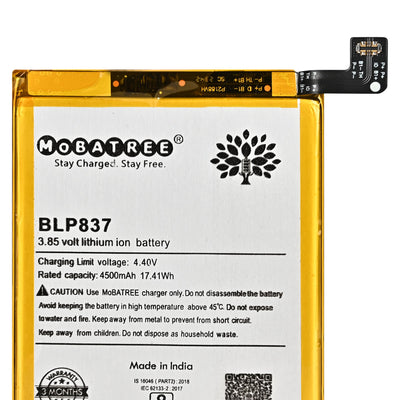 Mobatree ?Orignal Mobile Battery for Realme 8 Pro - BLP837, 4500mAh (6 months Guarantee)