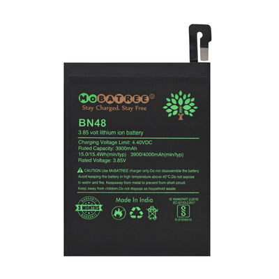 Mobatree Original Mobile Battery for Xiaomi Redmi Note 6 PRO - BN48, 4000mAh