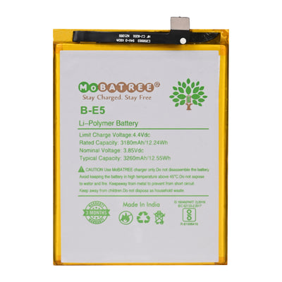 Mobatree BE5 Original Mobile Battery for Vivo Y81, Y83, 3180mAh