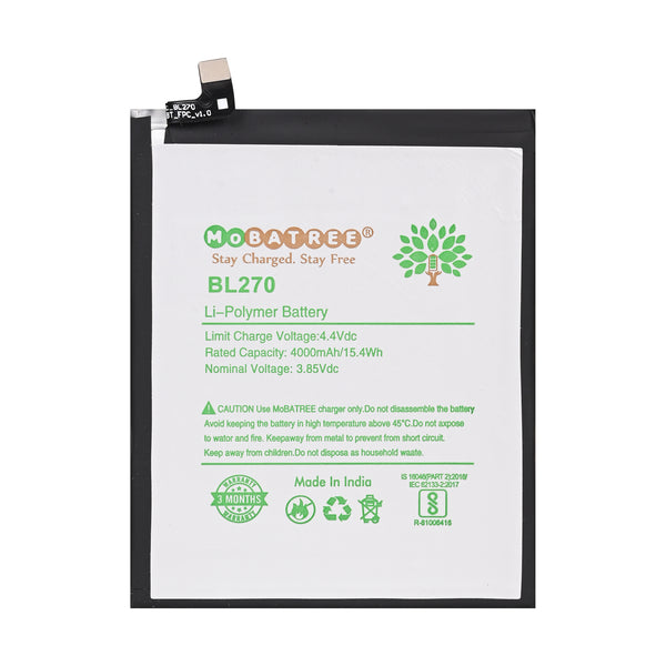 Mobatree BL270 original Mobile Battery For Lenovo K6 Note K8