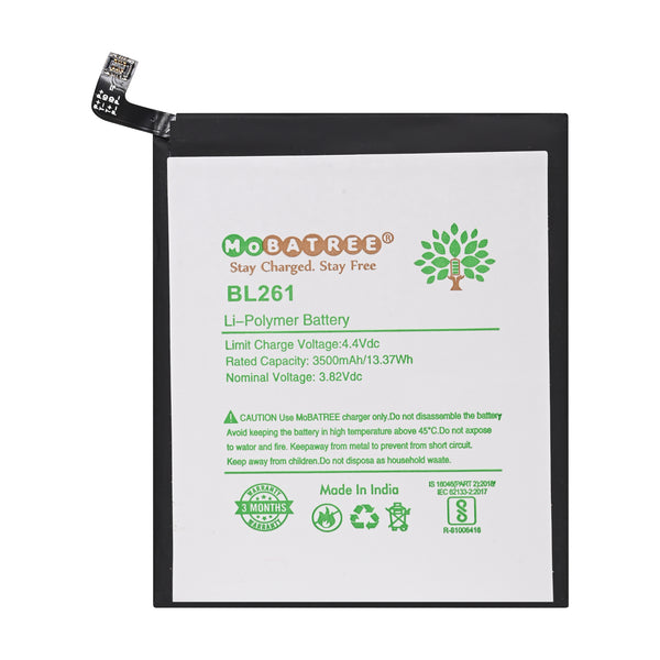 Mobatree Original Mobile Battery for Lenovo K5 NOTE BL261