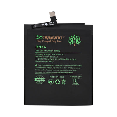 Mobatree Original Mobile Battery for Xiaomi Redmi GO - BN3A, 2910mAh