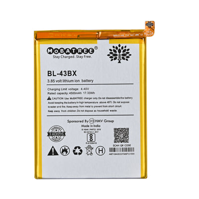 Mobatree BL-43BX Original Mobile Battery for Infinix Note 5, X604, X604B , 4500 mAh