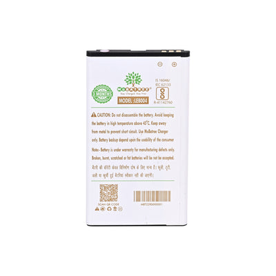 Mobatree Orignial Mobile Battery for Lava X740 - LEB004, 1800 mAh