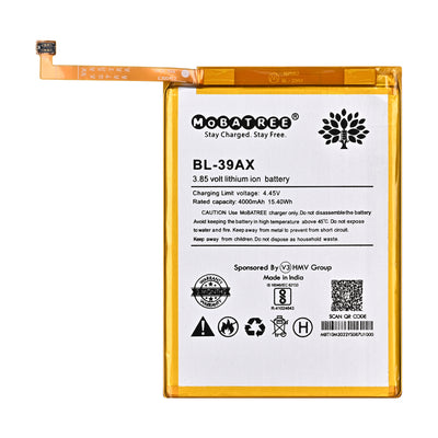 Mobatree Original Mobile Battery for Infinix Hot 4 X557 - BL-39AX, 4000 mAh