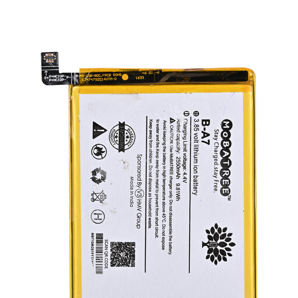 Mobatree Original Mobile Battery for Vivo V3 -BA7, 1499mAh (6