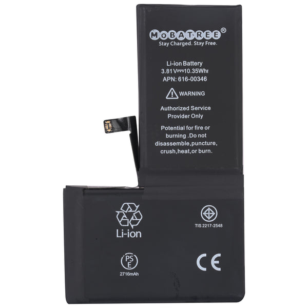 Mobatree Original Mobile Battery for iPhone X, 2716mAh (6 months Guarantee)