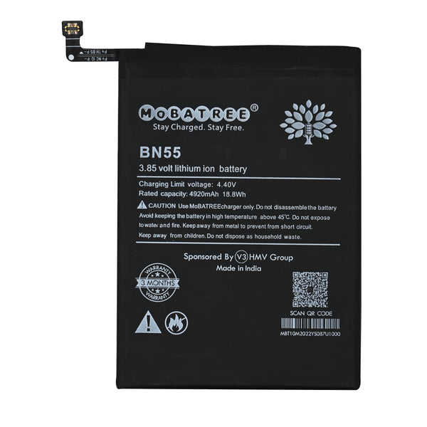 Mobatree Original Mobile Battery for Xiaomi MI Note 9S BN55 4920