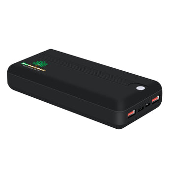 MBT 502 Double Raftaar 25000 mAh Lithium Polymer powerbank, 22W Two Way Fast charging, Compatible with Android and iOS Devices, Colour Black