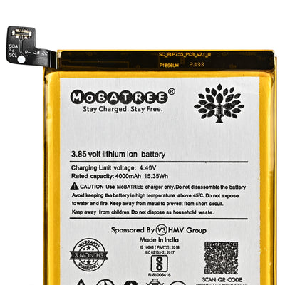 Mobatree BLP 755 Orignal Mobile Battery for Oppo Reno 3 Reno 3 Pro (6 months Guarantee)