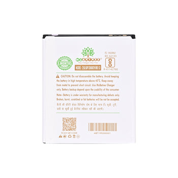 Mobatree Original Mobile Battery for Lava Z50 - LBP12000029, 1800mAh (6 months Guarantee)