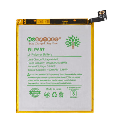Mobatree Original Mobile Battery For Oppo F11 Pro - BLP697, 3900mAh