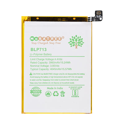 Mobatree Original Mobile Battery for Realme 3 Pro -BLP713, 3960mAh