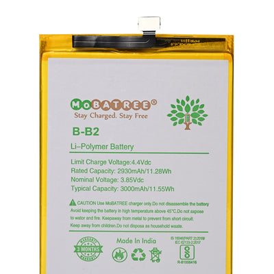 Mobatree B-B2 Original Mobile Battery for Vivo Y66, Y67, 2930mAh