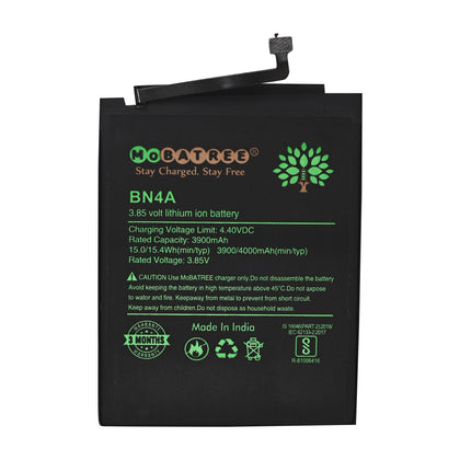 Mobatree BN4A Original Mobile Battery for Xiaomi Redmi Mi Note 7, Note 7 PRO, 3900mAh 