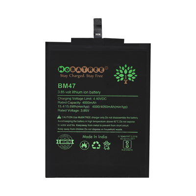 Mobatree BM47 Original Mobile Battery for Redmi 4, Redmi 3, 3 PRO, 3S Prime, 4000mAh