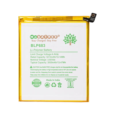 Mobatree BLP683 Original Mobile Battery for Oppo F9, F9 PRO, 3415mAh 
