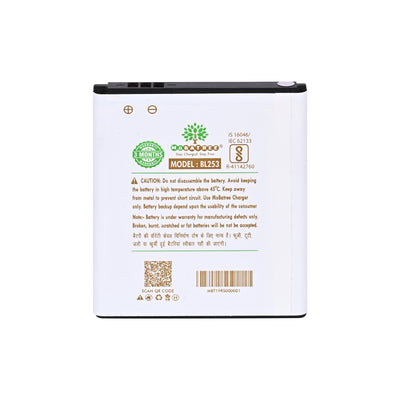 Mobatree Original Mobile Battery For Lenovo A1000, A2010-  BL-253, BL253, 2000mAh (6 months Guarantee)