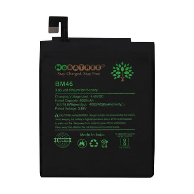Mobatree BM46 Original Mobile Battery for Xiaomi Redmi Note 3, Note 3 PRO, Note 3X, 4000mAh