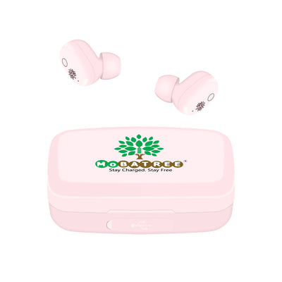 Mobatree Desi Buzz MBT 301 Wireless Earbuds Plus Power Bank with upto 5 Hours Playback, 1800+40 mAh Charging Capacity Having Touch Sensor with Micro Charging Case and 90 days Standby Time