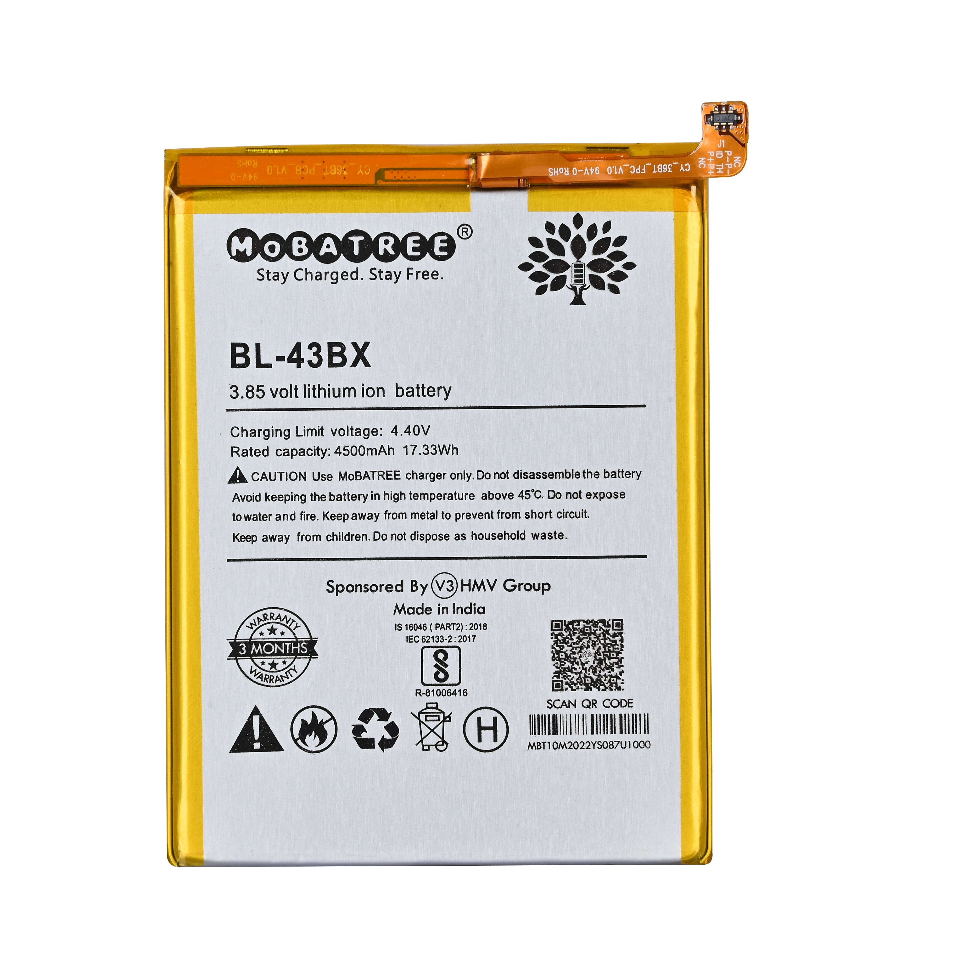 Mobatree BL-43BX Original Mobile Battery for Infinix Note 5, X604 ...