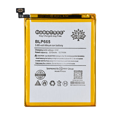 Mobatree Original Mobile Battery for Oppo REALME-1- BLP665, 3310 mAh