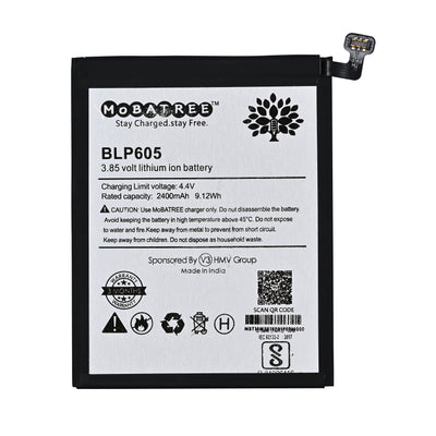 Mobatree Original Mobile Battery for Oppo F1 - BLP-605, 2400 mAh