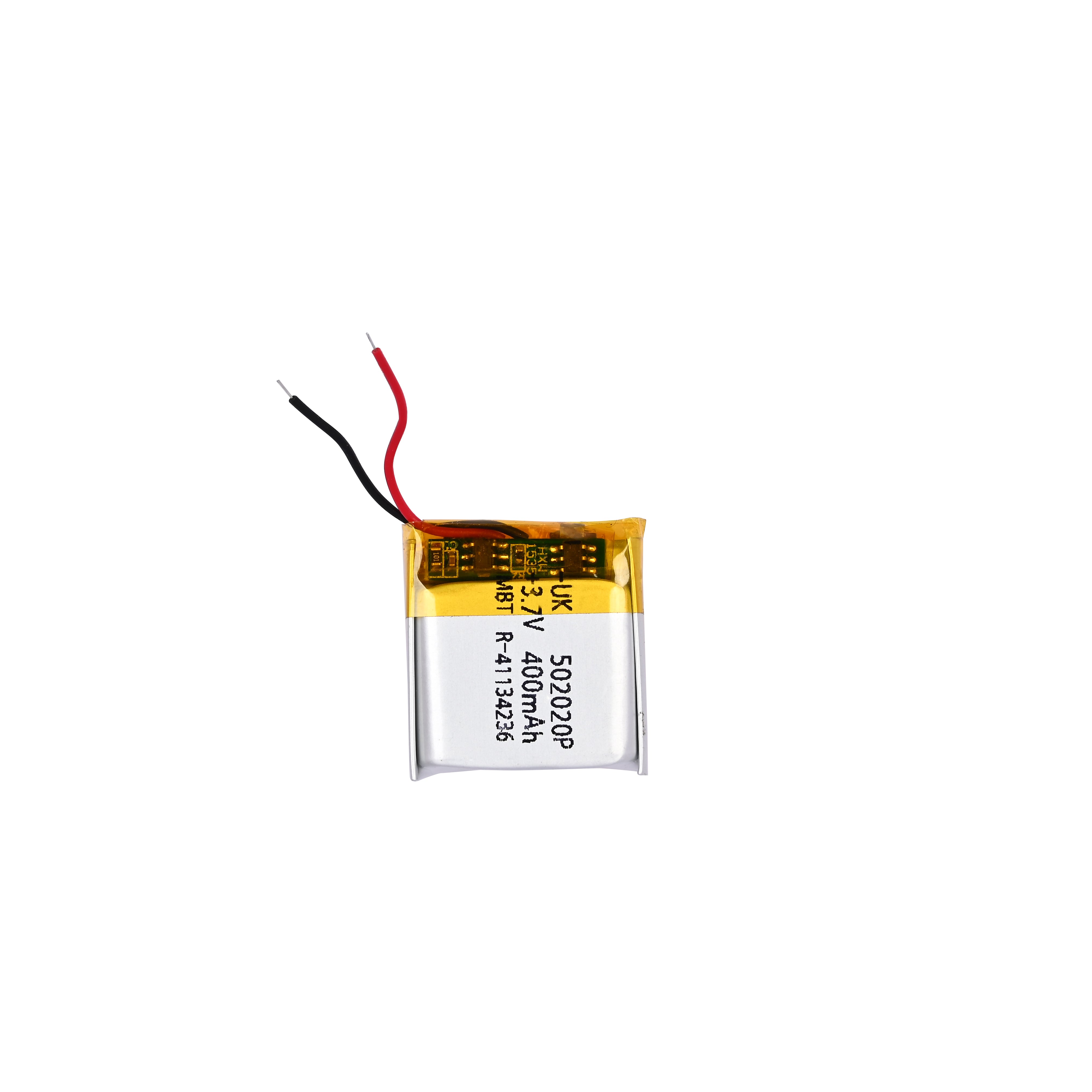Mobatree 502020P 3.7V 400 mAh Lipo Bluetooth Battery for Bluetooth ...