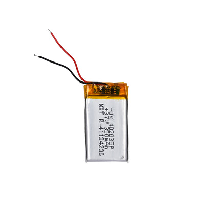 Mobatree 402035P 3.7V 350 mAh  Lipo Bluetooth Battery for Bluetooth Headset, Wirelss Speaker, Remote Control Toys