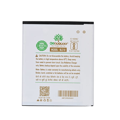 Mobatree BL210 Original Mobile Battery for LENOVO S820, S650, A656, A658T, A766, A750E, A770, 2000 mAh