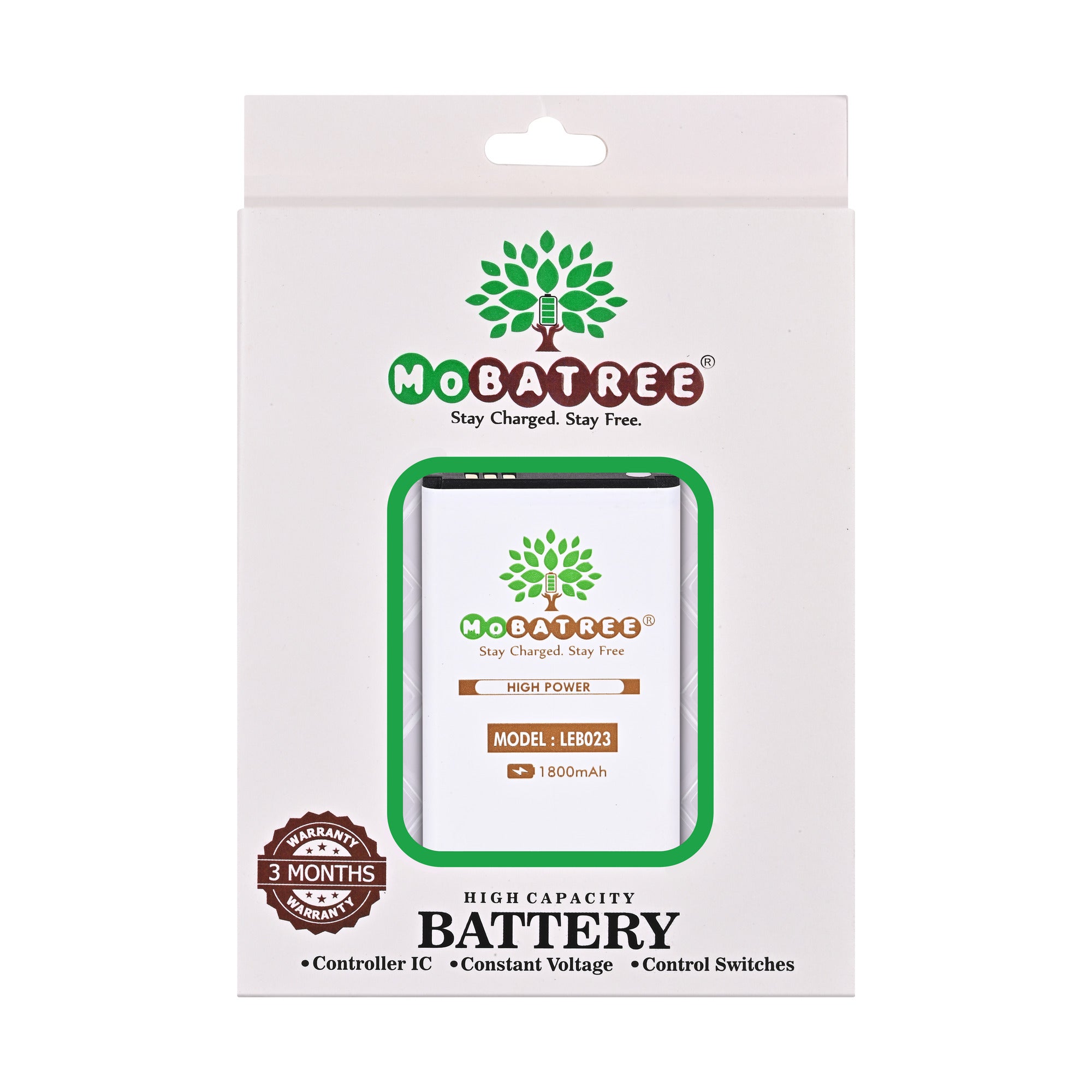 MoBatree LEB023 Original Mobile Battery for Lava A3, A1200, 1750mAh (6 ...