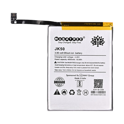 Mobatree JK50 Original Mobile Battery for Motorola Moto One Power P30 Note, Moto G7 Power, Moto Z3 XT1942-1, XT1942-2, 3900mAh 