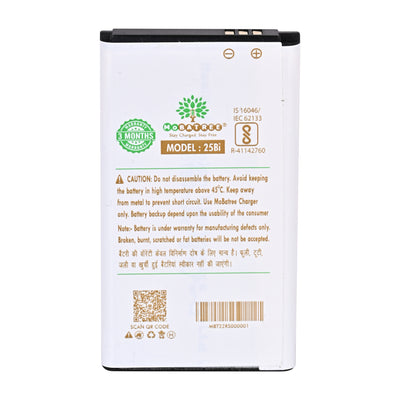 Mobatree Original Mobile Battery for ITEL It5600 - BL-25Bi,  2500mAh 