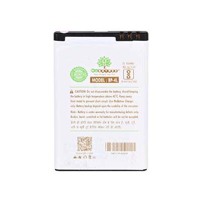 Mobatree BP-4L Original Mobile Battery for Nokia  4l, E61i, E63, E71, E71x, E72, E73, E90, N97, N810 Tablet, 1500mAh