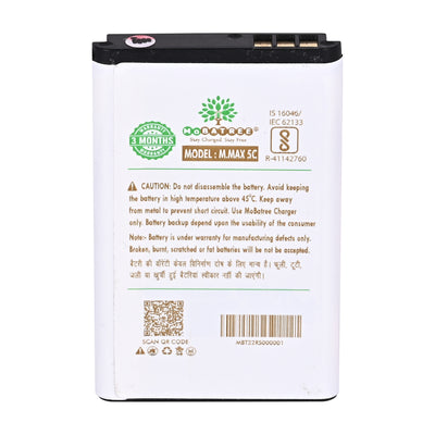 Mobatree Original Mobile Battery For Micromax BL-5C,  2000mAh