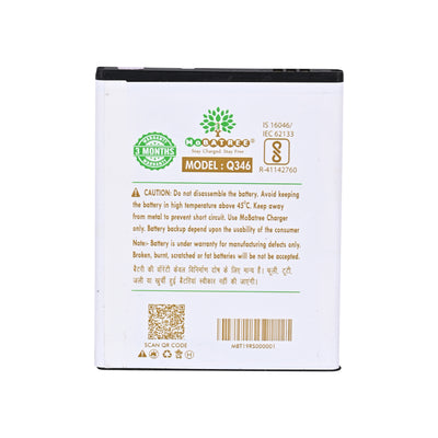 Mobatree Original Mobile Battery for Micromax Bolt Q346, 1800 mAh 