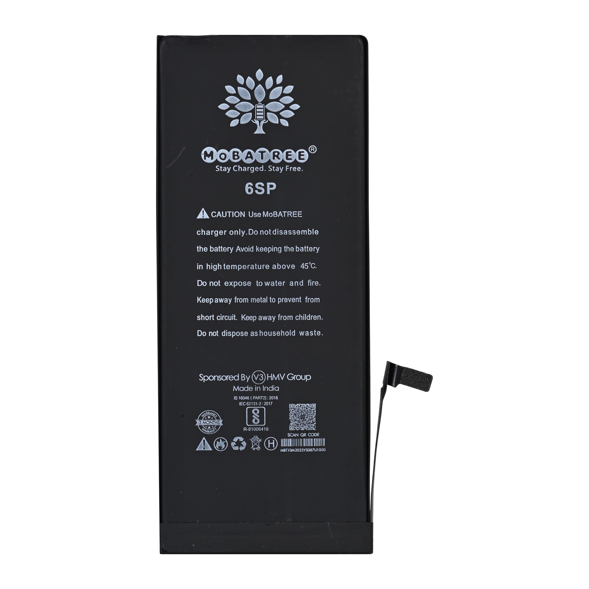 Mobatree Original Mobile Battery for Apple iPhone 6S Plus, 6SP, 2915mA ...