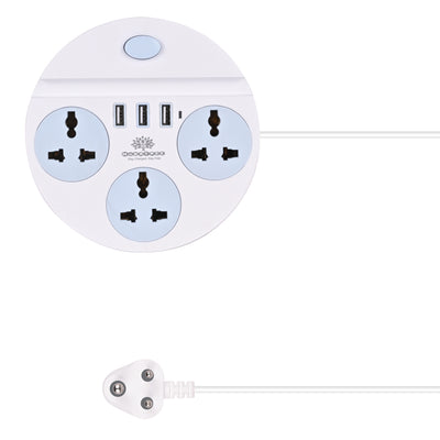 Mobatree MCH 211 Smart Extension Board with Multi socket Spike Gaurd, 1500W, 6A