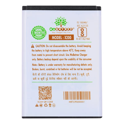 Mobatree Orignal Mobile Battery for Samsung X200 , 800mAh