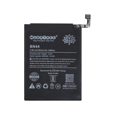 Mobatree Original Mobile Battery for Xiaomi Mi Note5, Redmi Note 5 - BN44,  3900mAh