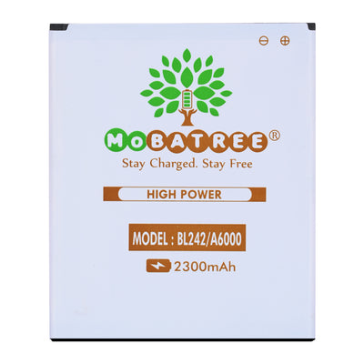 Mobatree Original Mobile Battery for Lenevo A6000 - BL242, 1020mAh