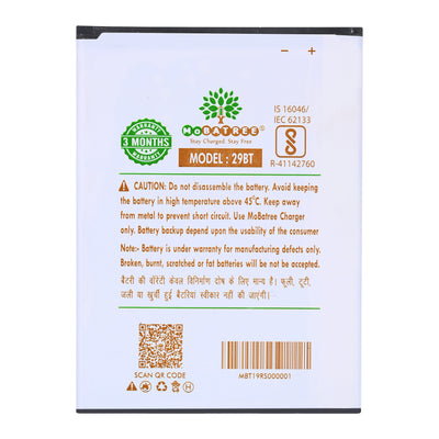 Mobatree 29BT Original Mobile Battery for Tecno Spark Go , Spark 4 Air, KC1, KC1J, 2900mAh