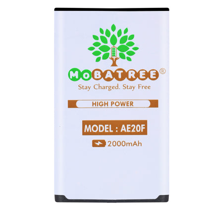 Mobatree Original Mobile Battery for LYF, F30c Jio Phone - AE20F. 2000 mAh 