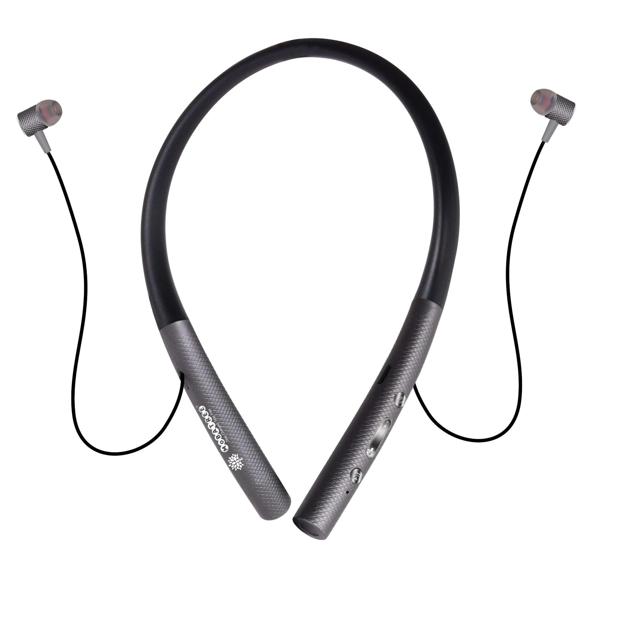 Mobatree MBT 702 Bluetooth Neckband with Mic, Smart Magnetic Buds, Upt ...